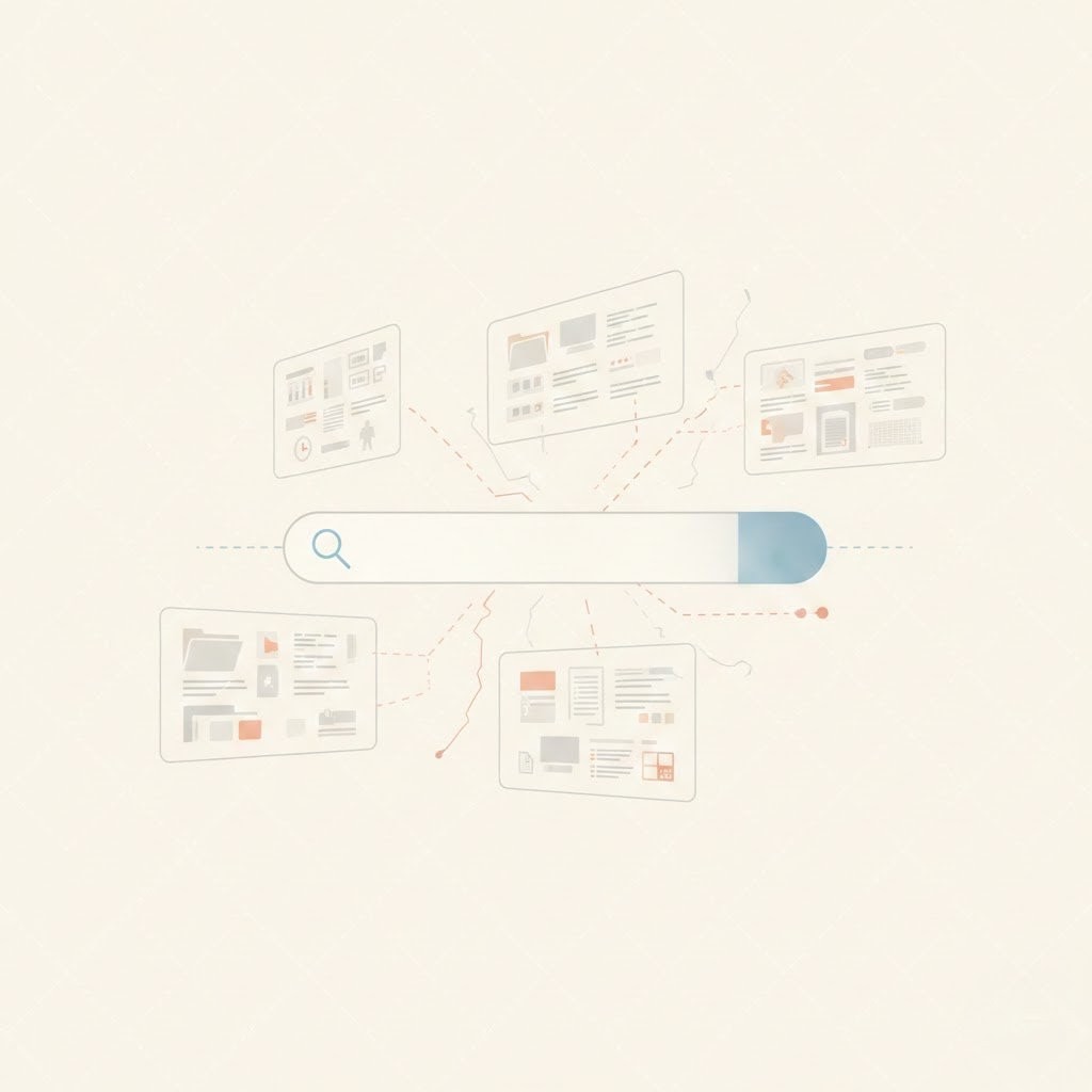 Legal associate searching through multiple document management systems at night